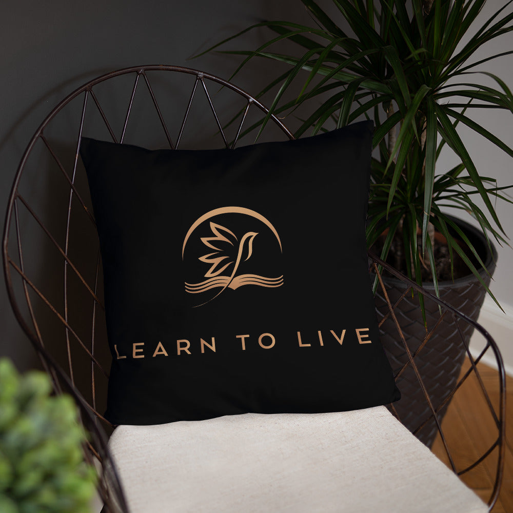 Learn to Live Pillow