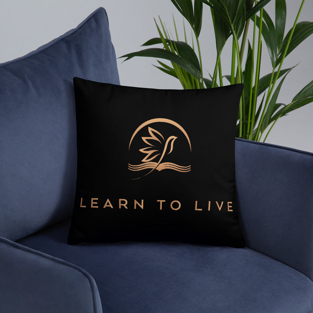 Learn to Live Pillow