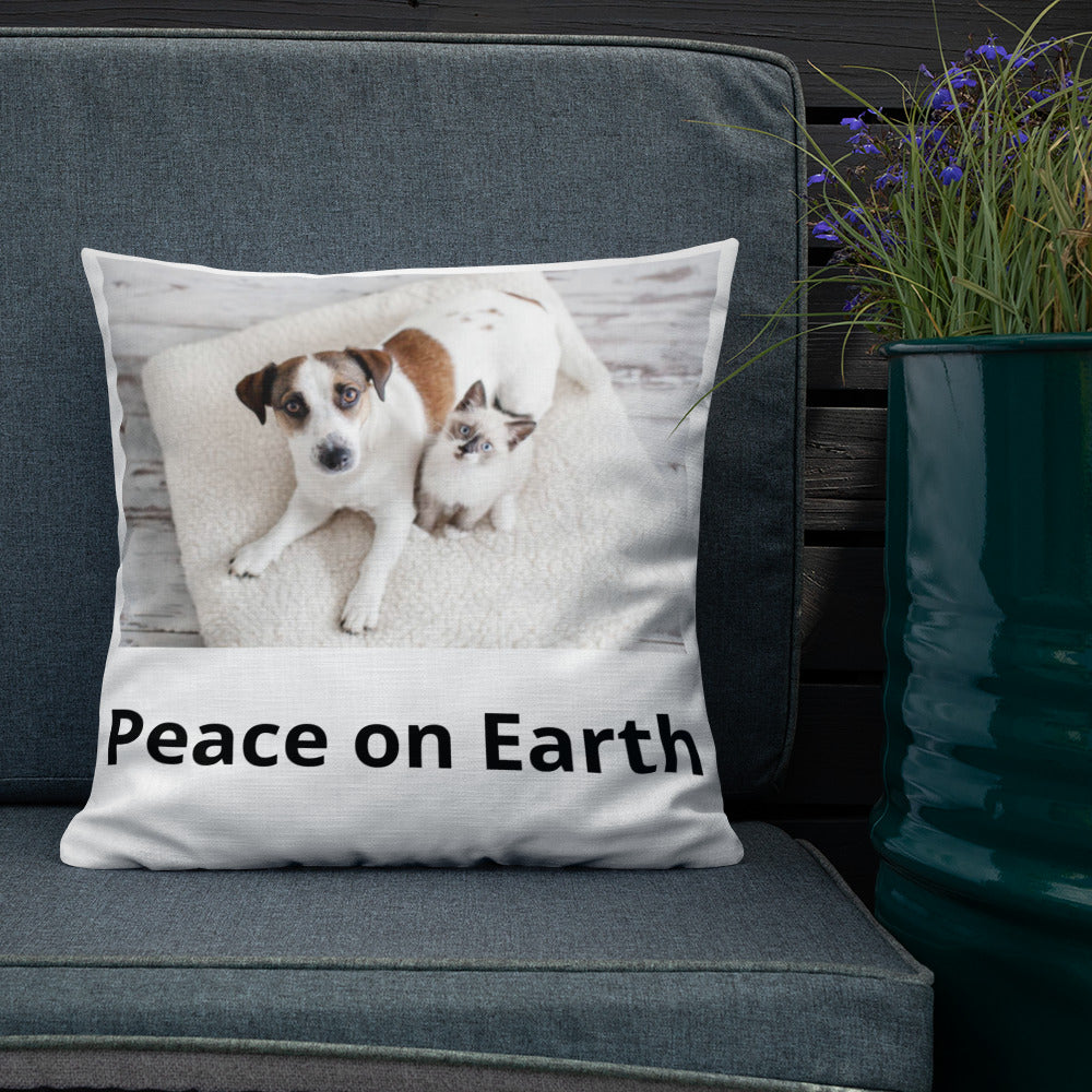 Peace on Earth Pillow