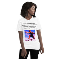 Thumbnail for I keep moving forward - obstacles are opportunities T-Shirt