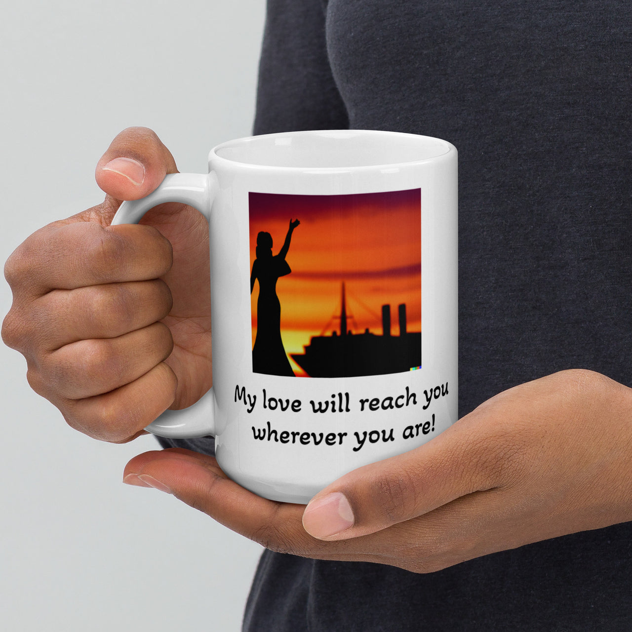 Love mug - my love will reach you